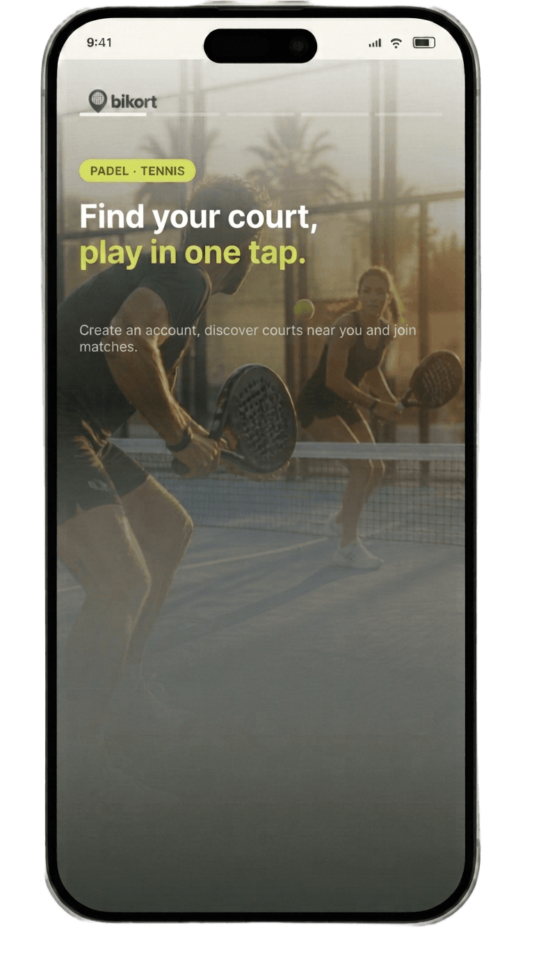 bikort mobile app screenshot